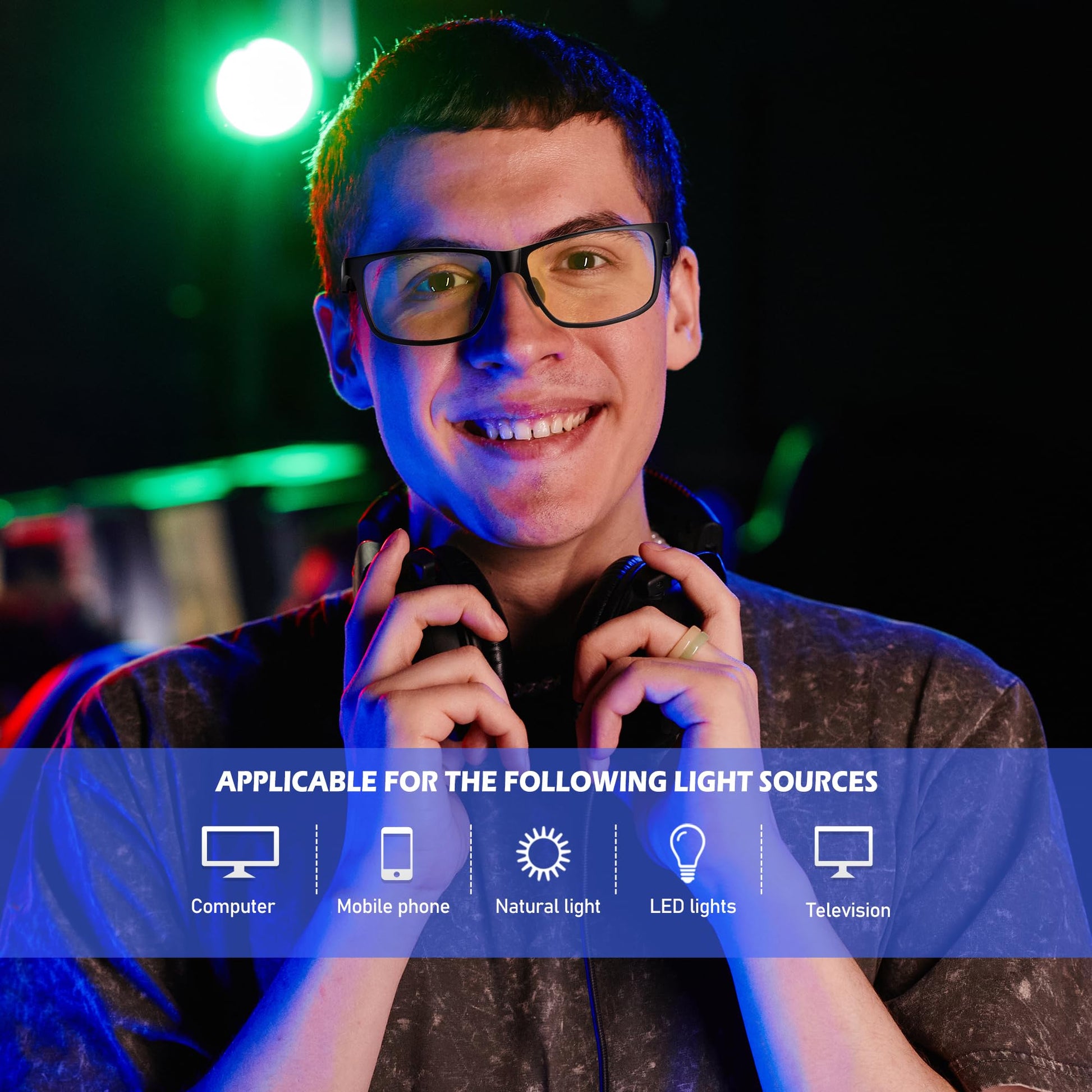 ANYLUV Blue Light Blocking Glasses Men Computer Gaming Glasses Lightweight Al-Mg Metal Anti Eyestrain UV400 Clear Lens Eye Protection 