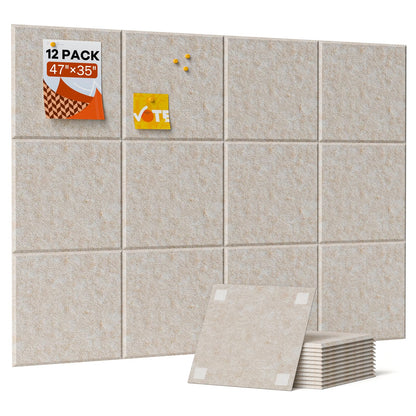 Soundsbay Hexagon Acoustic Panels, Self-Adhesive 18 Pack Sound Panels