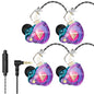 HJX QKZ AK6 Pro Wired IEM for Gaming Earbuds with MIC, in Ear Monitor Headphones, Deep Bass Sound, 1DD 11mm Dynamic Driver, IEM for Music Video Calling(Colors)