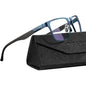 ANYLUV Blue Light Blocking Glasses Men Computer Gaming Glasses Lightweight Al-Mg Metal Anti Eyestrain UV400 Clear Lens Eye Protection 