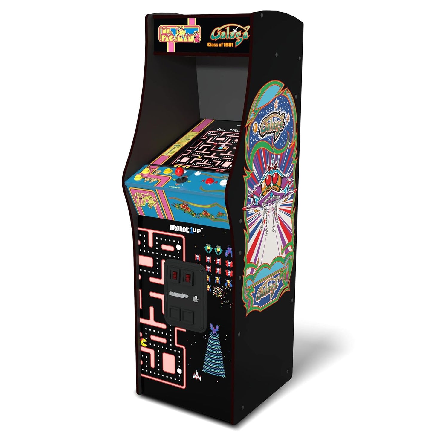 ARCADE1UP Class of 81’ Deluxe Arcade Machine for Home - 5 Feet Tall - 12 Classic Games