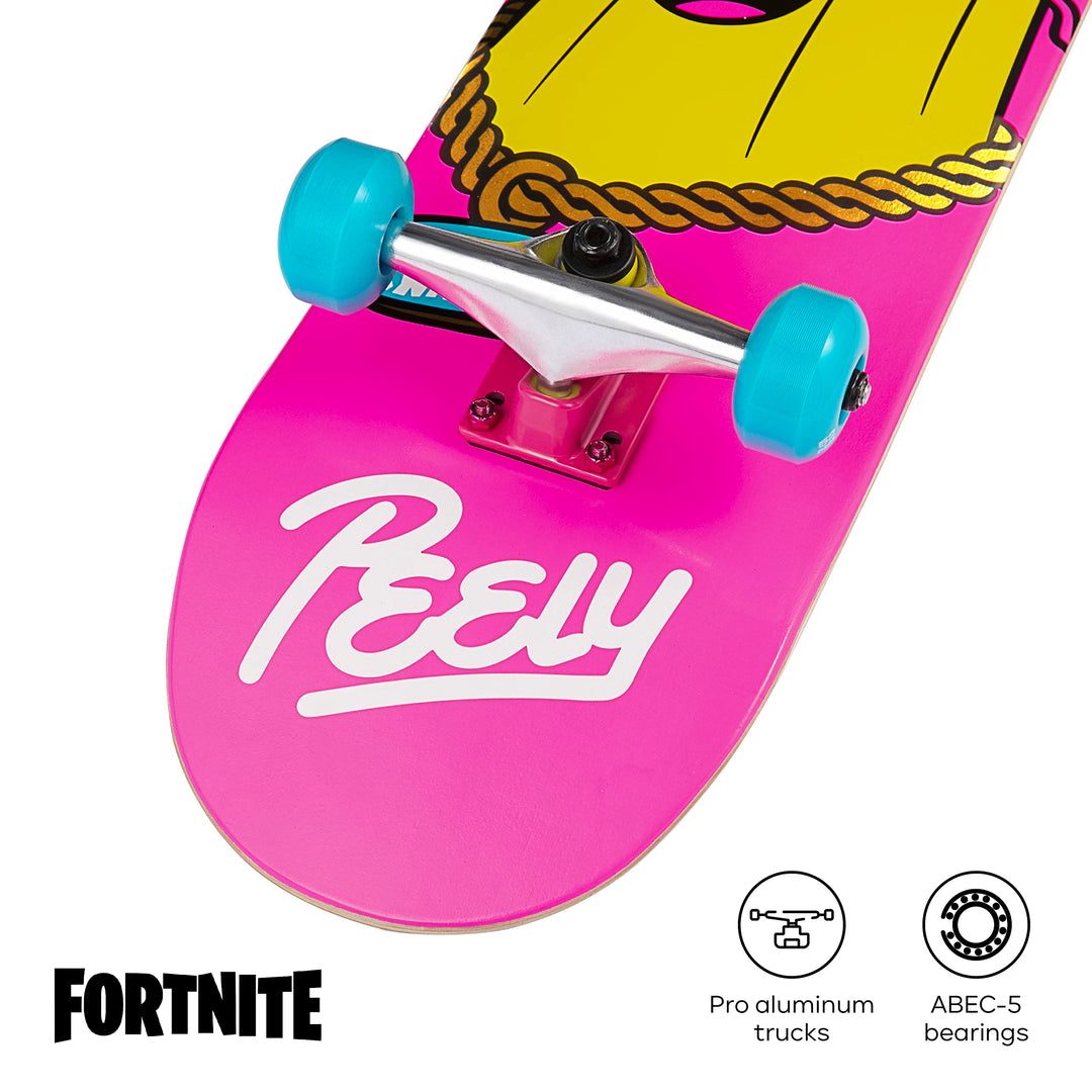 Fortnite 31" Skateboard - Cruiser Skateboard with Printed Graphic Grip Tape, ABEC-5 Bearings, Durable Deck & Smooth Wheels, Great for Teens