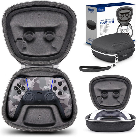 Carry Case Compatible with PS5 DualSense Wireless Controller, PlayStation 5 Controller Holder Travel Safekeeping Protective Case Storage Bag
