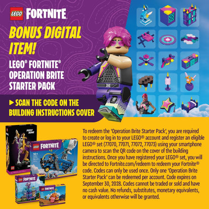 LEGO Fortnite Battle Bus Building Toy - Collectible Fortnite Toy for Kids, Boys & Girls, Ages 10+ - Pretend Play Set with 9 Minifigures from Video Game - Gift for Birthdays - 77073