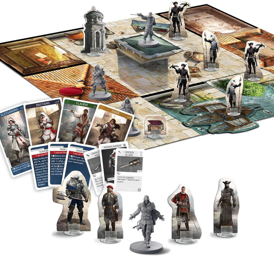 | Assassin’s Creed®: Brotherhood of Venice | Strategy Board Game | Miniatures Campaign | 1 to 4 Players | 30+ Minutes | Ages 14+