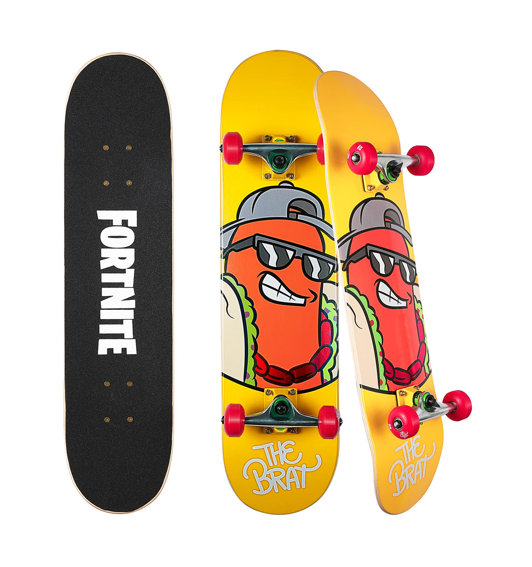 Fortnite 31" Skateboard - Cruiser Skateboard with Printed Graphic Grip Tape, ABEC-5 Bearings, Durable Deck & Smooth Wheels, Great for Teens