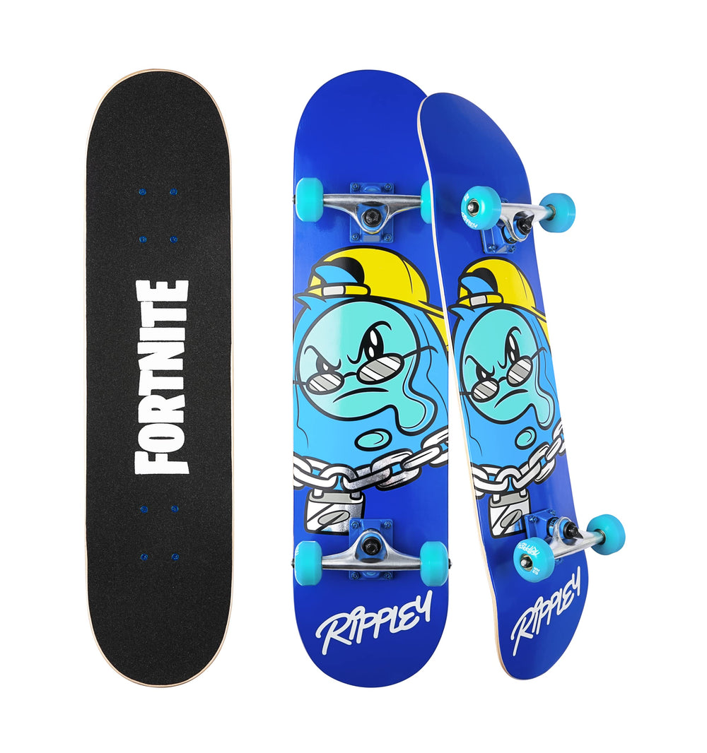 Fortnite 31" Skateboard - Cruiser Skateboard with Printed Graphic Grip Tape, ABEC-5 Bearings, Durable Deck & Smooth Wheels, Great for Teens