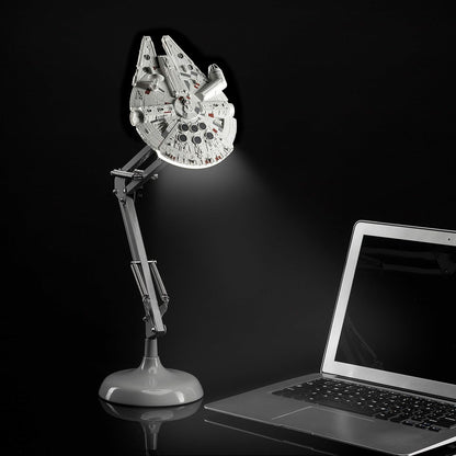 Millennium Falcon Desk Lamp - Official Star Wars USB Powered Posable Light