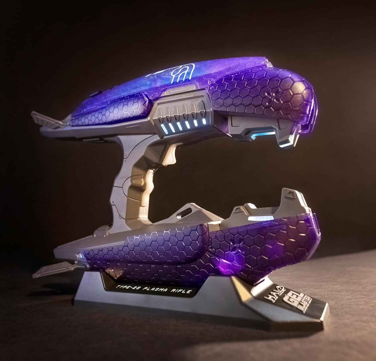Gel Blaster Halo Plasma Blaster – Type-25 Glow-in-The-Dark Gel Ball Blaster with Starfire Gellets™, Includes Tracer Function – Officially Licensed Replica - 14+