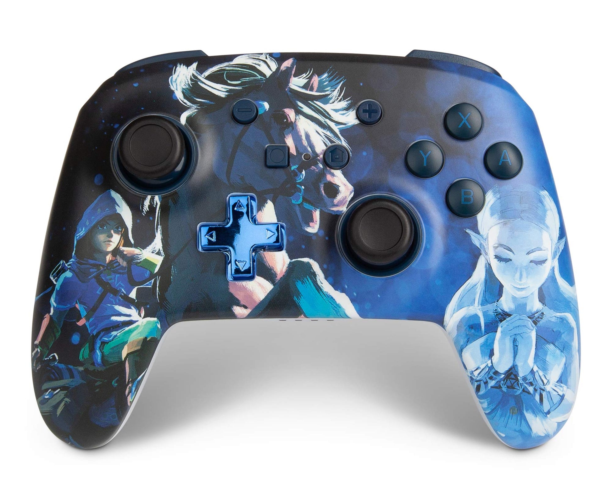 Wireless Nintendo Switch Controller - PowerA Enhanced Bluetooth Gamepad With Fortnite Bonus Zelda Midnight Ride Gaming Accessories