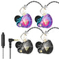 HJX QKZ AK6 Pro Wired IEM for Gaming Earbuds with MIC, in Ear Monitor Headphones, Deep Bass Sound, 1DD 11mm Dynamic Driver, IEM for Music Video Calling(Colors)