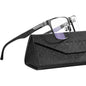 ANYLUV Blue Light Blocking Glasses Men Computer Gaming Glasses Lightweight Al-Mg Metal Anti Eyestrain UV400 Clear Lens Eye Protection 