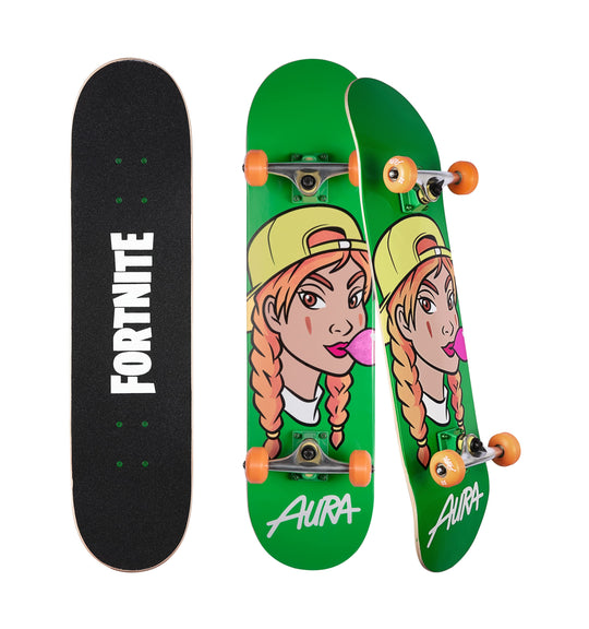 Fortnite 31" Skateboard - Cruiser Skateboard with Printed Graphic Grip Tape, ABEC-5 Bearings, Durable Deck & Smooth Wheels, Great for Teens