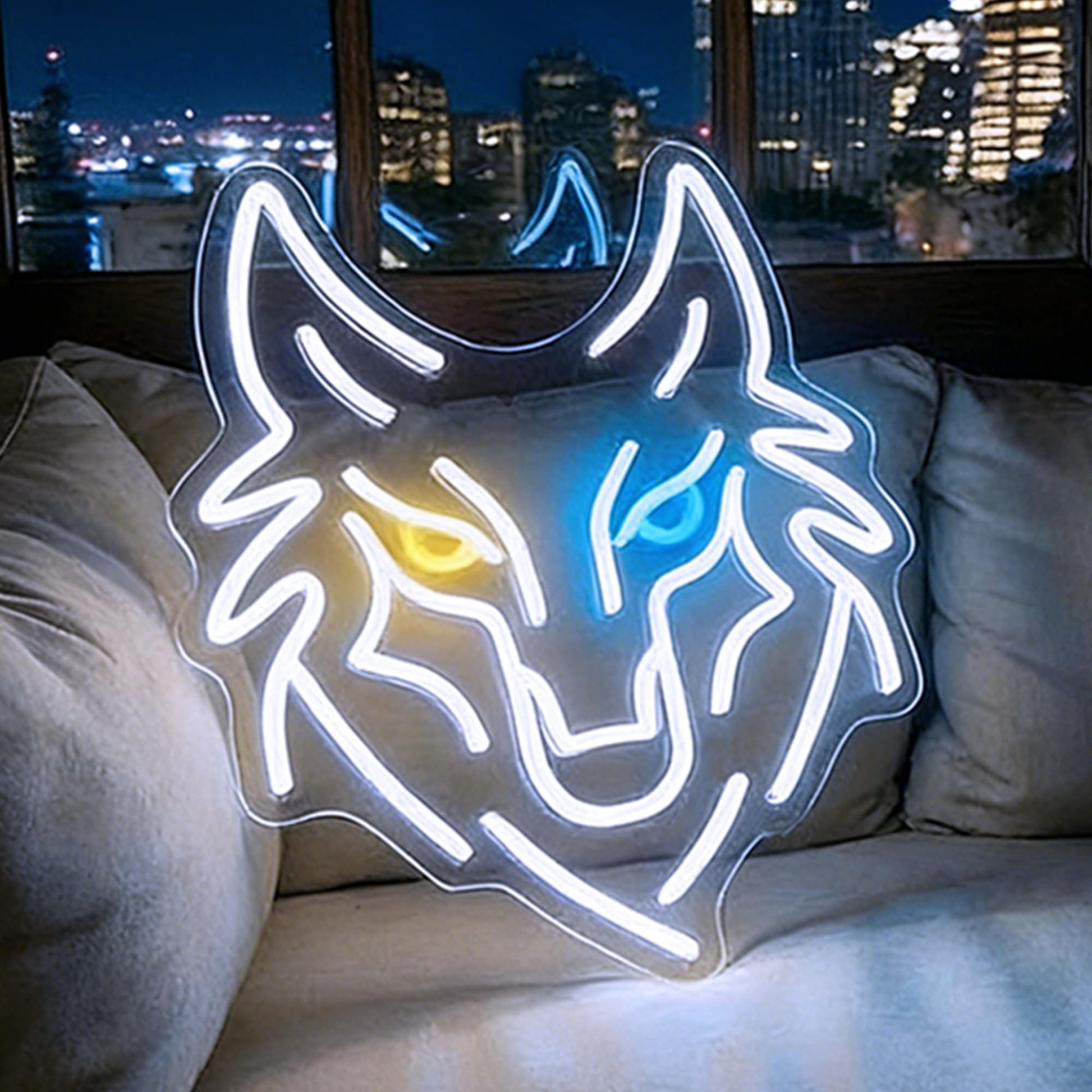 Panda Neon Sign, Dimmable LED Animal Neon Light with UV Print Design, Cute Panda Lamp for Room Wall Decor, Birthday Gifts for Panda Lovers, USB Powered, 10.0 x 11.7 Inch