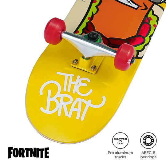 Fortnite 31" Skateboard - Cruiser Skateboard with Printed Graphic Grip Tape, ABEC-5 Bearings, Durable Deck & Smooth Wheels, Great for Teens