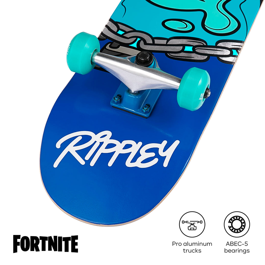 Fortnite 31" Skateboard - Cruiser Skateboard with Printed Graphic Grip Tape, ABEC-5 Bearings, Durable Deck & Smooth Wheels, Great for Teens