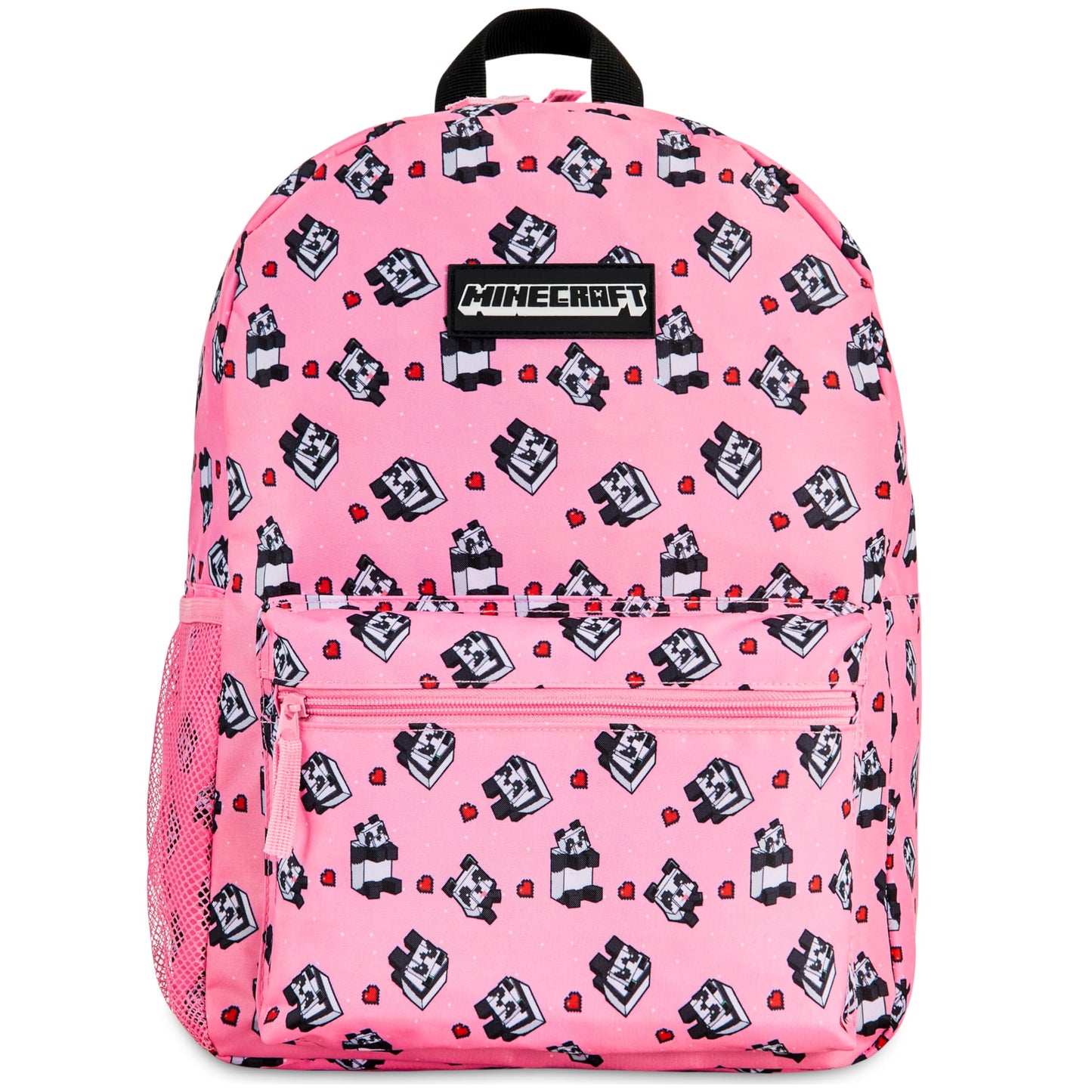 Minecraft Backpack for Boys Kids Teens Adjustable Straps Front Pocket Daypack Backpacks for Sports Gym School Gamer Gifts (Blue)