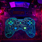Gaming Rug Teen Boys Carpet Glow in The Blacklight Gamer Rug for Boys Room Playroom Non-Slip Area Rug Kids Boys Girls Game Room Casual Mat (60"x39")