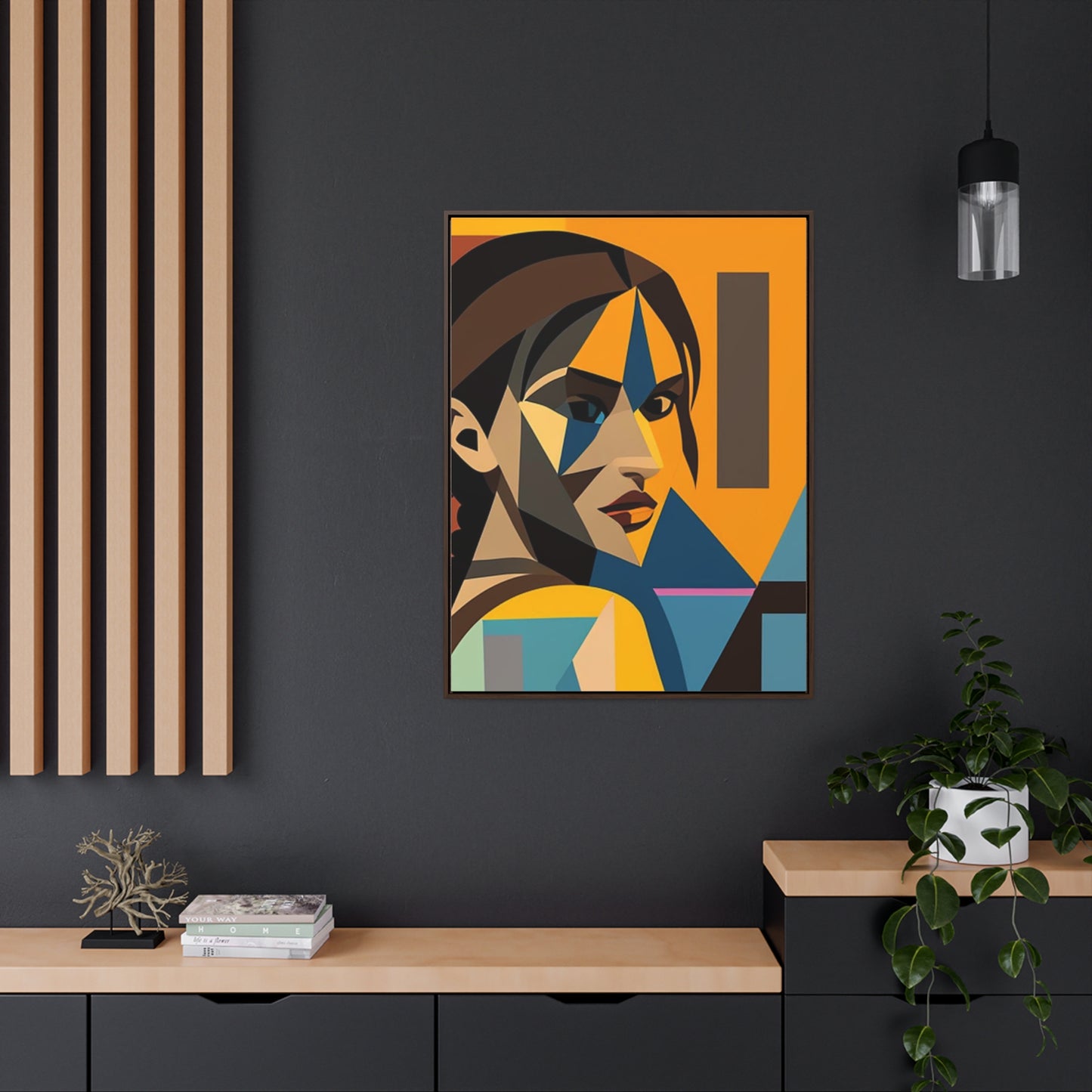 Gallery Canvas Wrap - Tomb Raider Lara Croft Vertical Frame