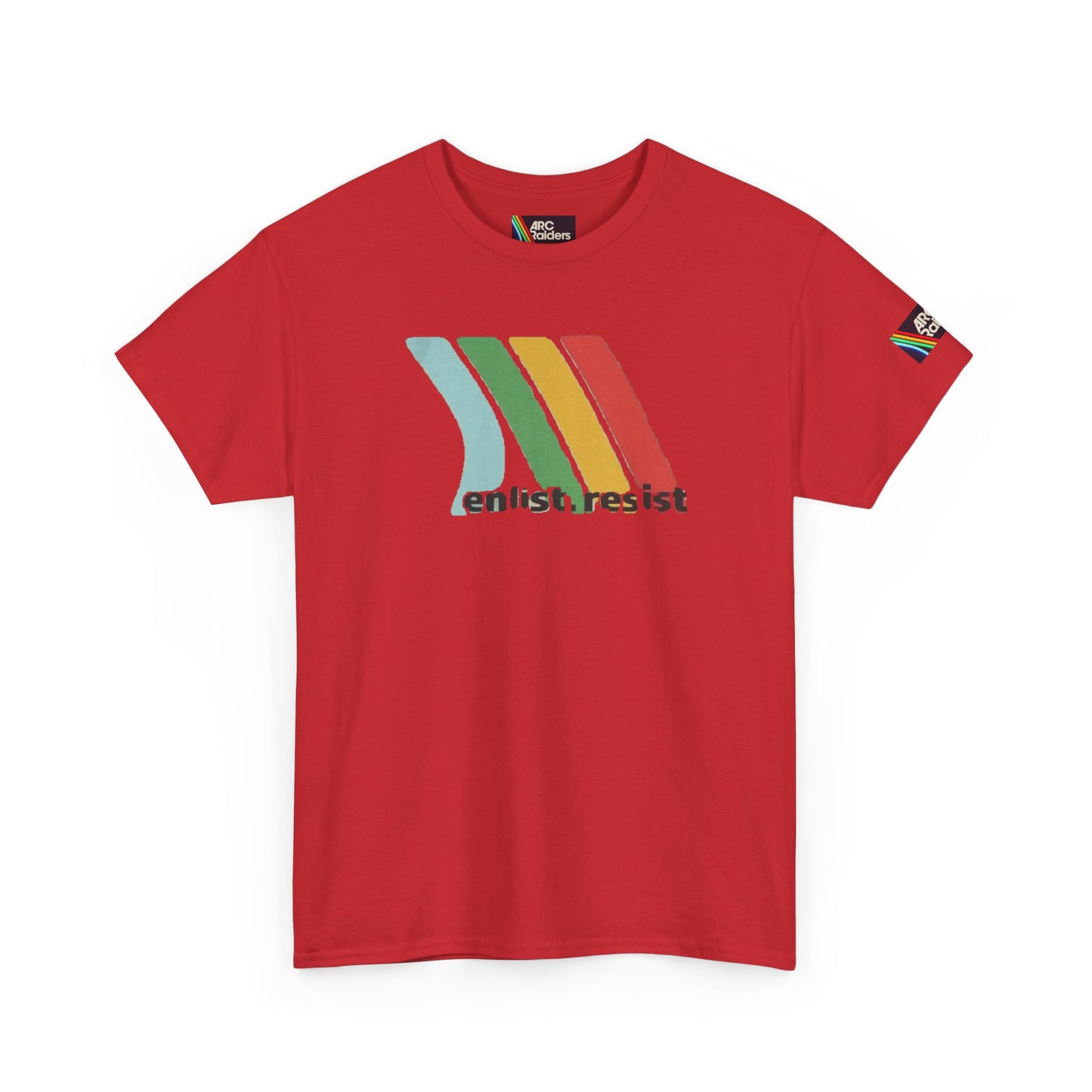Camiseta de algodón retro Enlist Resist — Gapo Goods Classic
