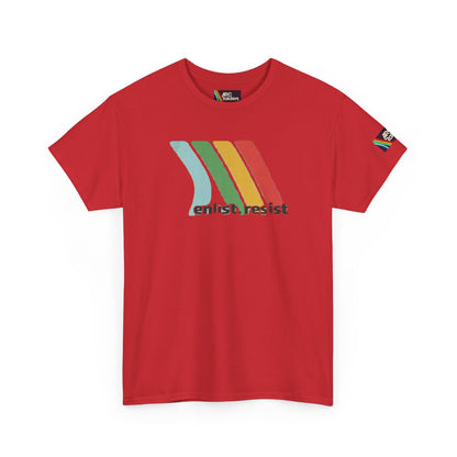 Camiseta de algodón retro Enlist Resist — Gapo Goods Classic