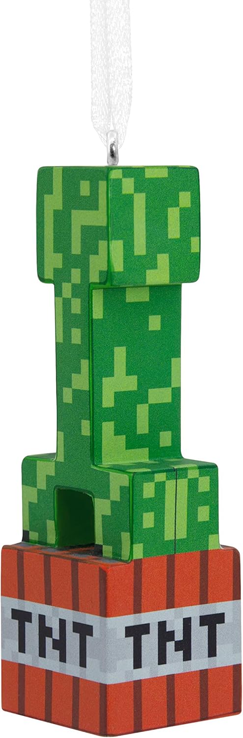 Hallmark Minecraft Steve in Diamond Armor Christmas Ornament