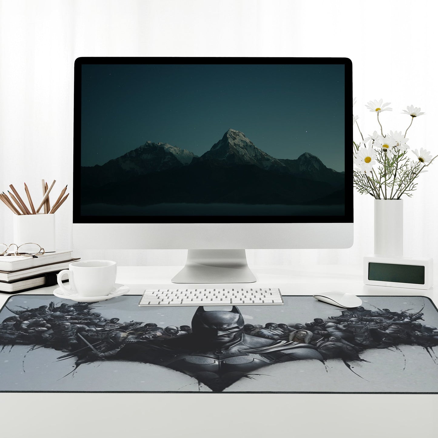 Batman Character Desk Mat - Gaming Mouse Pad Superhero Office Desk Decor DC