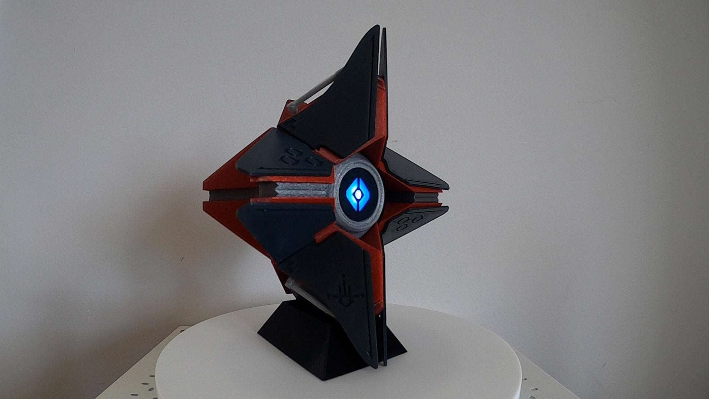 Destiny 2 Armory Forged 3D Printed Ghost Shell with Light Up Eye Gapo Goods
