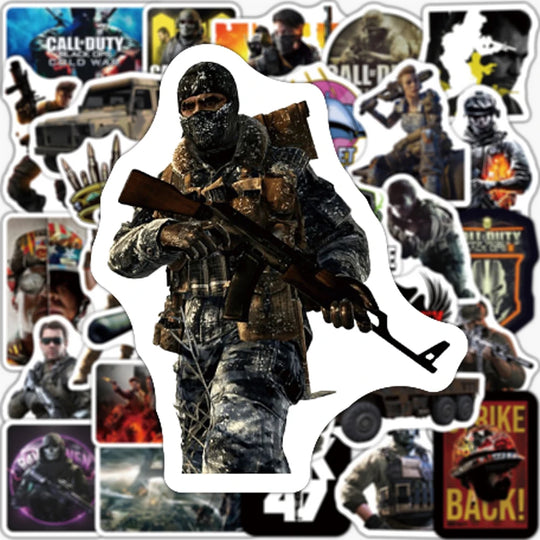 Video Game Call of Duty Stickers 