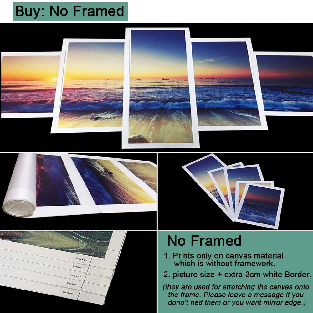 BMW E36 5-Piece Canvas Wall Art - Sports Car Poster Set for Living Room and Bedroom