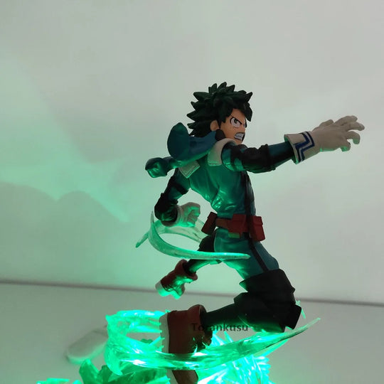 Bakugou Katsuki vs Midoriya Izuku Action Figures from My Hero Academia LED Toy