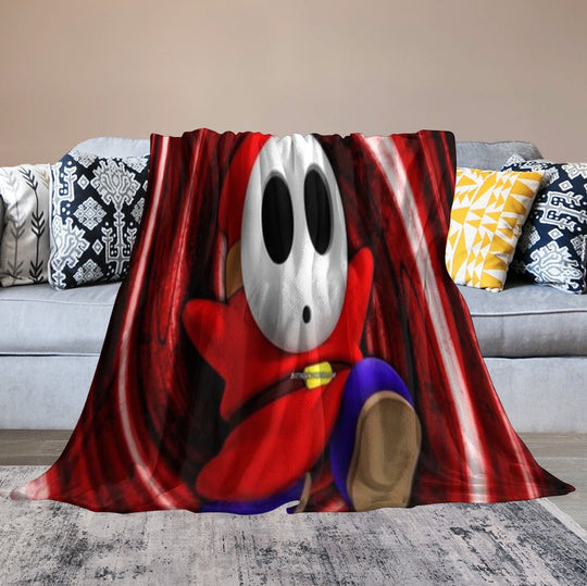 Mario Bros Movie Ultra-Soft Flannel Blanket Gapo Goods
