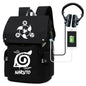 Naruto Large Capacity Anime Backpack - School, Laptop and Travel Bag
