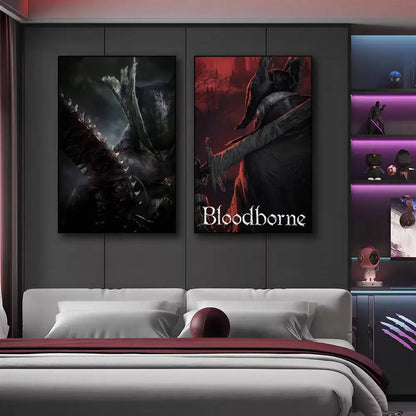 Bloodborne Poster - Gaming Room Wall Art Print