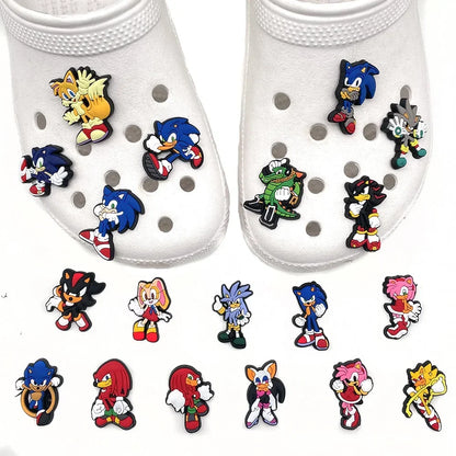 20-piece set of Sonic-themed Croc charms