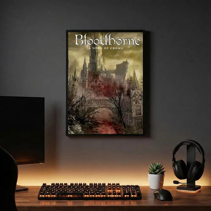Bloodborne Poster - Gaming Room Wall Art Print