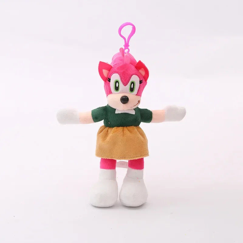 Sonic the Hedgehog Character Plush Dolls - Sonic, Shadow, Amy, Knuckles, Tails