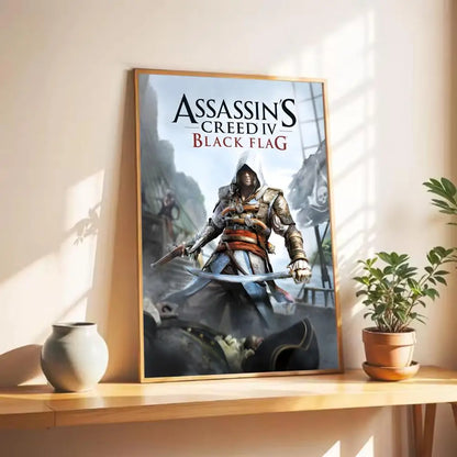 Assassin's Creed Wall Art Poster - Premium Gaming Print, Multiple Sizes