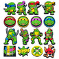 Teenage Mutant Ninja Turtles Shoe Charms - TMNT PVC Buckle Decorations for Shoes, Bracelets and Bags