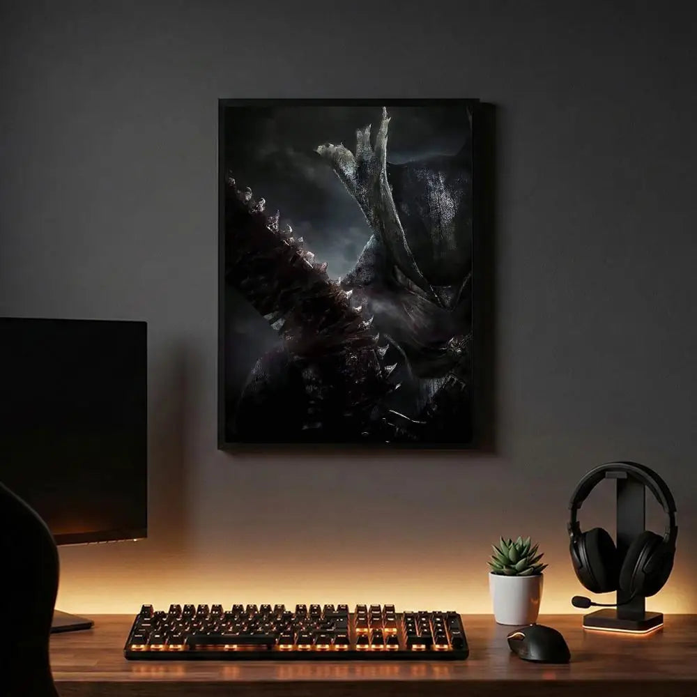 Bloodborne Poster - Gaming Room Wall Art Print