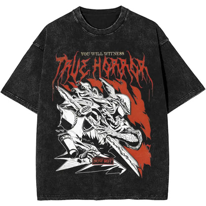 Malenia Blade of Miquella Washed Graphic T-Shirt - Oversized Elden Ring Streetwear Tee