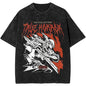 Malenia Blade of Miquella Washed Graphic T-Shirt - Oversized Elden Ring Streetwear Tee