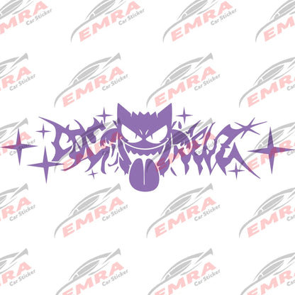JDM Racing Track Vinyl Decal - Drift and Stance Windshield Sticker