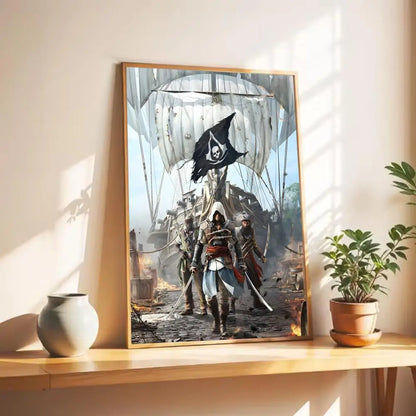 Assassin's Creed Wall Art Poster - Premium Gaming Print, Multiple Sizes
