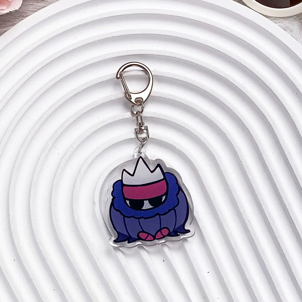Hollow Knight Acrylic Keychain  Cute Cartoon Bag Charm & Backpack Pendant Gift