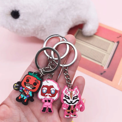 Character Keychain Collection – 32-Piece Battle Royale Charm Set