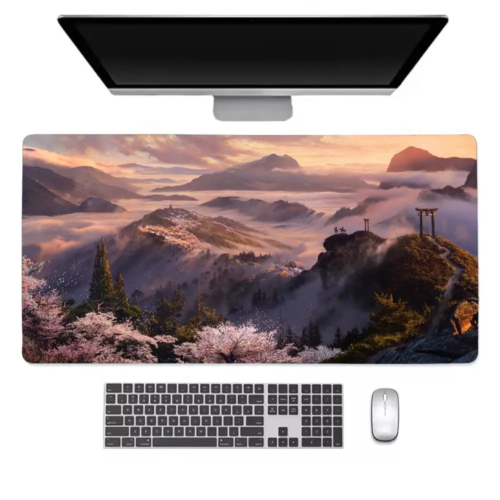 Assassins Creed Shadows Mouse Pad Keyboard Desk Mats, Rubber, Non-Slip Desk Mat XXL