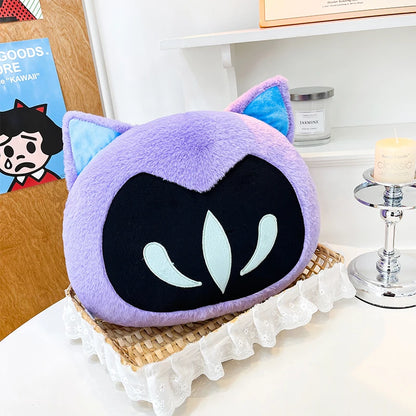 Omen Shadow Cat Plush - Valorant-Inspired Fanmade Doll