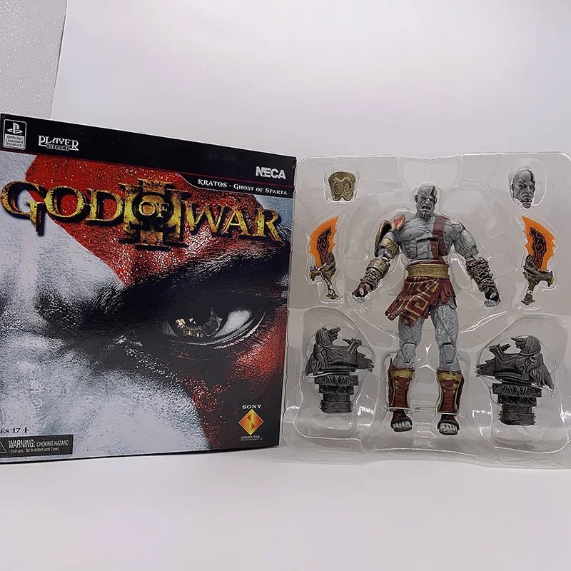 NECA God of War Kratos in Ares Armor Action Figure - Joint Movable with Blades