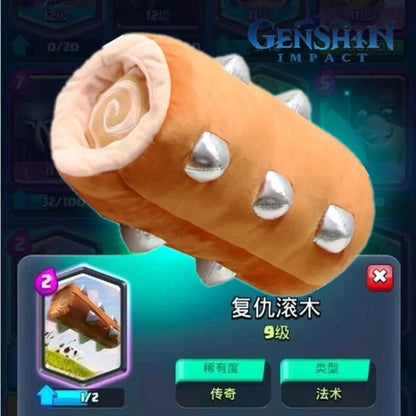 Clash Royale 35cm Plush Toys  Log, Baby Dragon & Cartoon War Collectibles